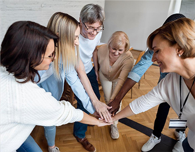 Team of experienced retired volunteers offering their skills to businesses and non-profit organizations